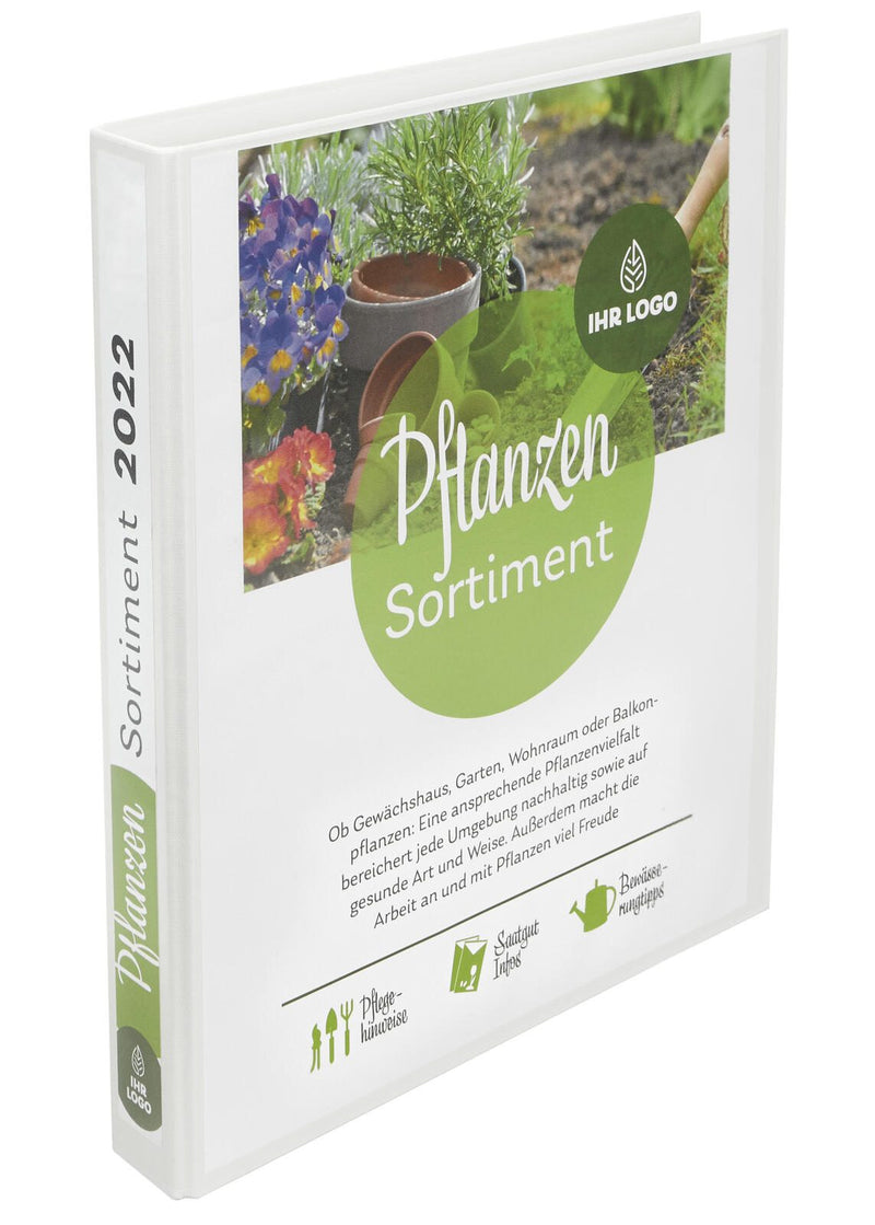 VELOFLEX Präsentationsringbücher 4-Ringe DIN A4 4 cm weiß