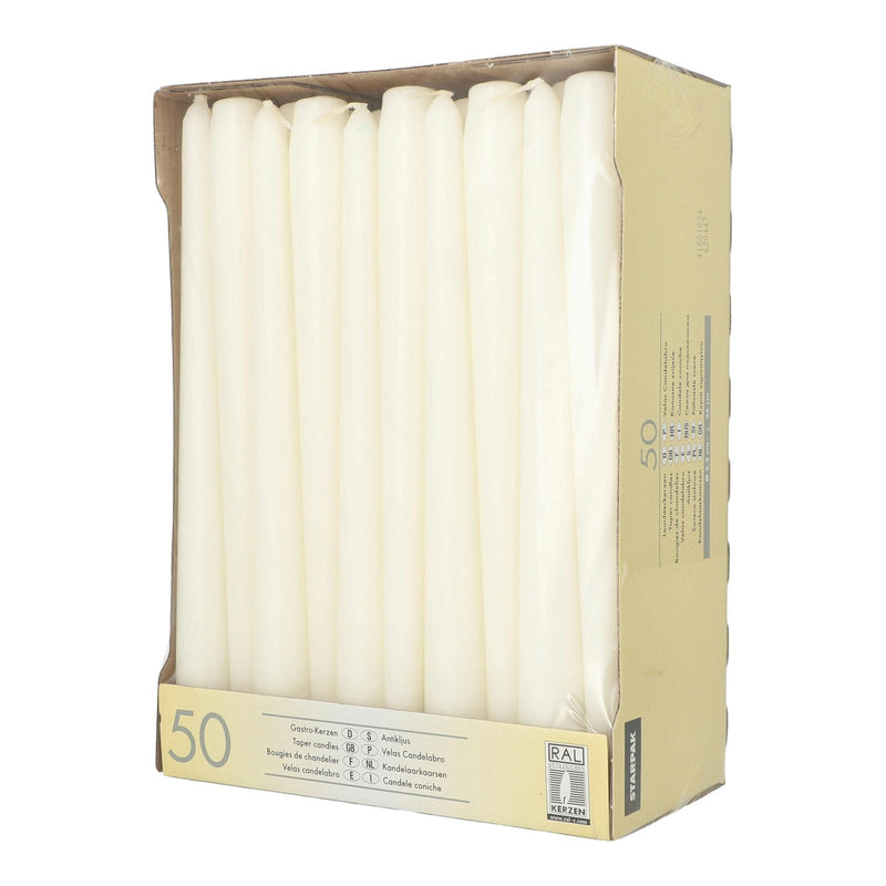 PAPSTAR Kerzen 25 cm weiß