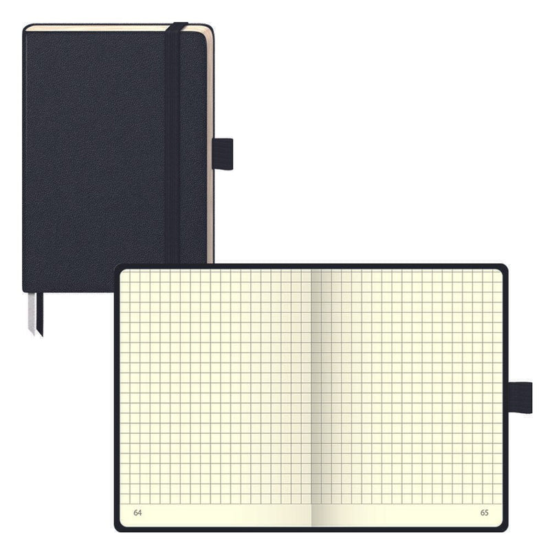 BRUNNEN KOMPAGNON Notizbuch ca. DIN A6 kariert, 192, davon 16 zum Heraustrennen Seiten