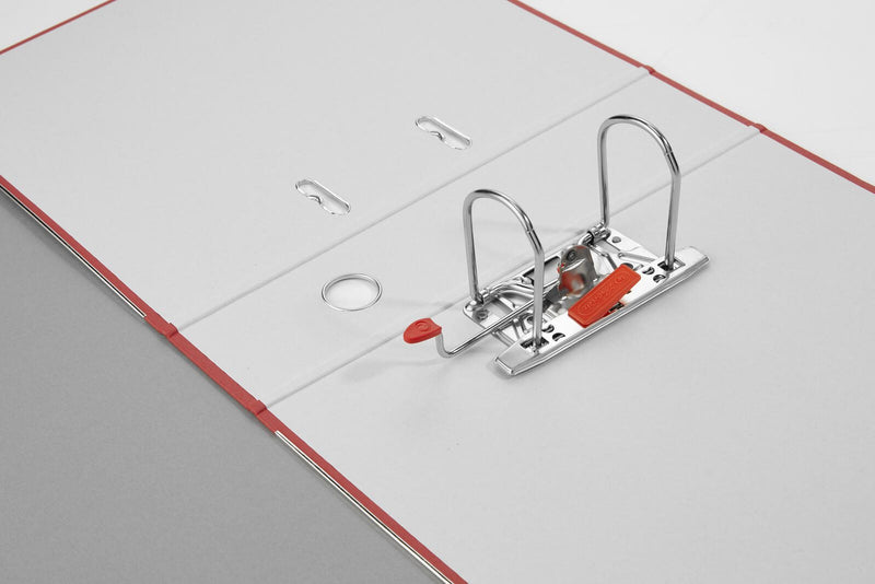 herlitz Ordner Rückenbreite 8 cm DIN A4 Karton rot