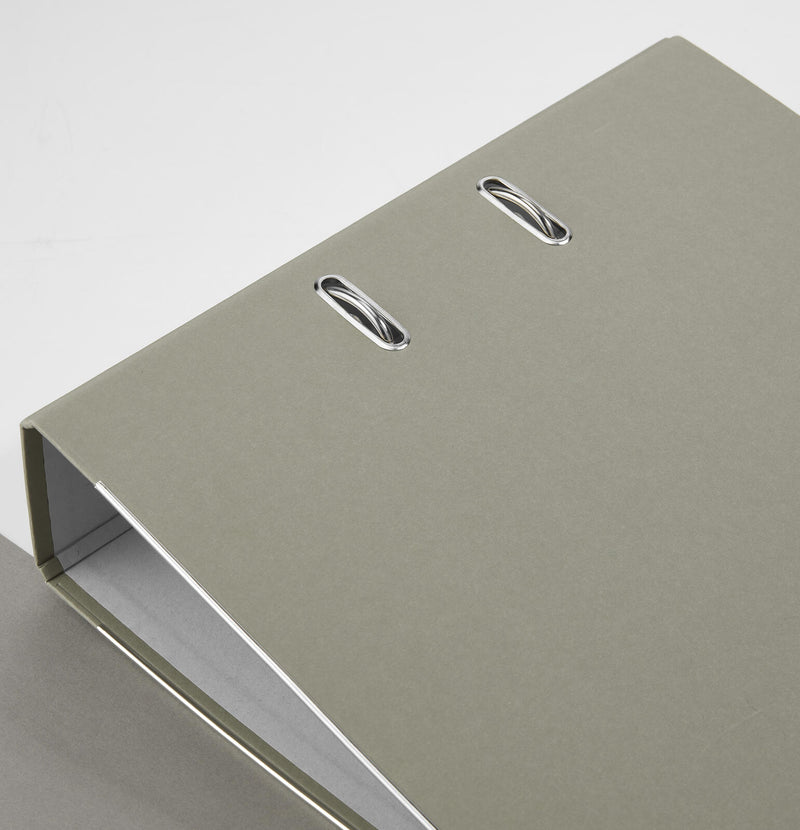 herlitz Ordner Rückenbreite 8 cm DIN A4 Karton grau