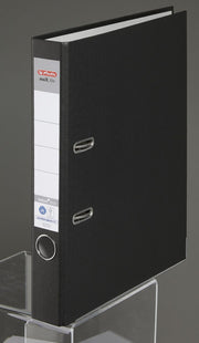 herlitz Ordner Rückenbreite 5 cm DIN A4 Karton schwarz