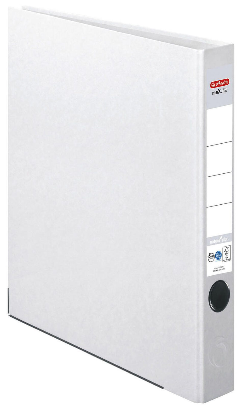 herlitz Ordner Rückenbreite 5 cm DIN A4 Karton weiß