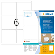 HERMA SPECIAL Adressetiketten weiß 99,1 x 93,1 mm
