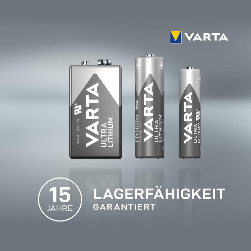 VARTA Batterien ULTRA LITHIUM Mignon AA 1.5 V