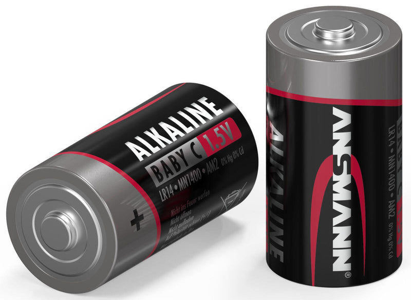 ANSMANN Batterien Red Alkaline Baby C 1.5 V