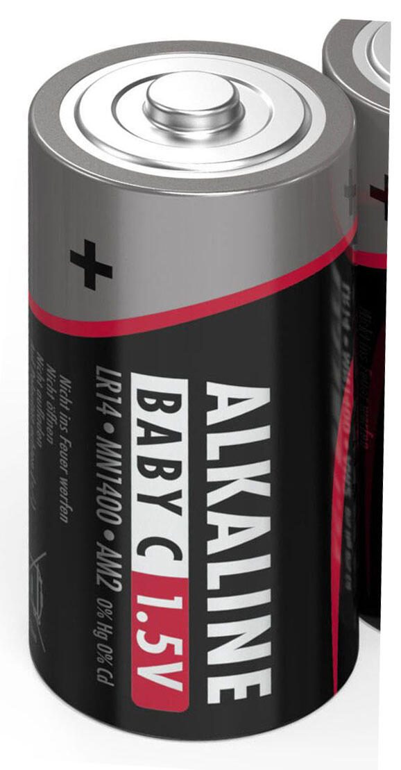 ANSMANN Batterien Red Alkaline Baby C 1.5 V