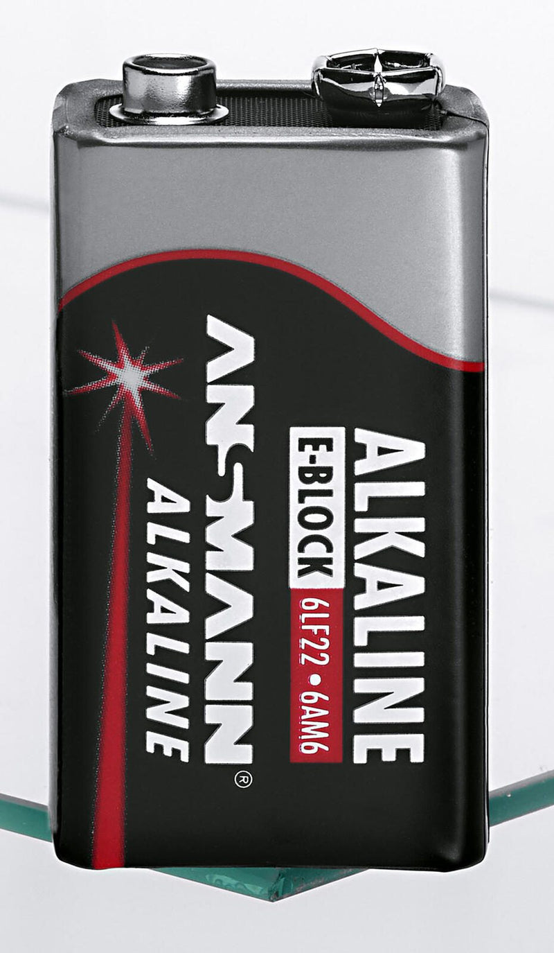 ANSMANN Batterien Red Alkaline E-Block 9 V