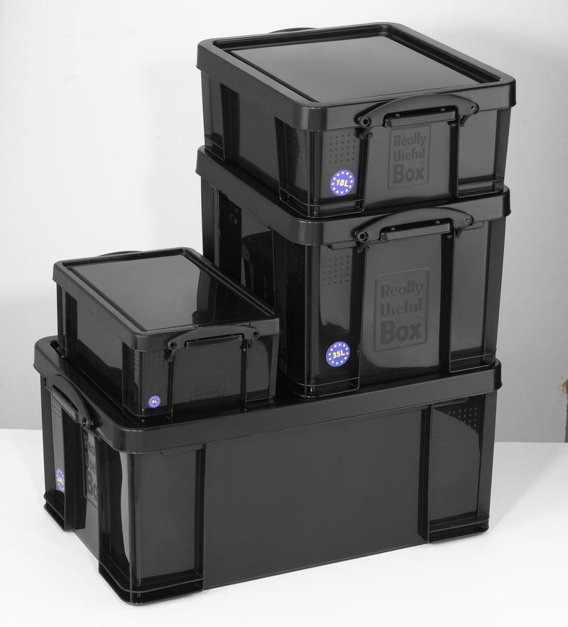 Really Useful Box Aufbewahrungsbox 9,0 l - 39,5 x 25,5 x 15,5 cm schwarz