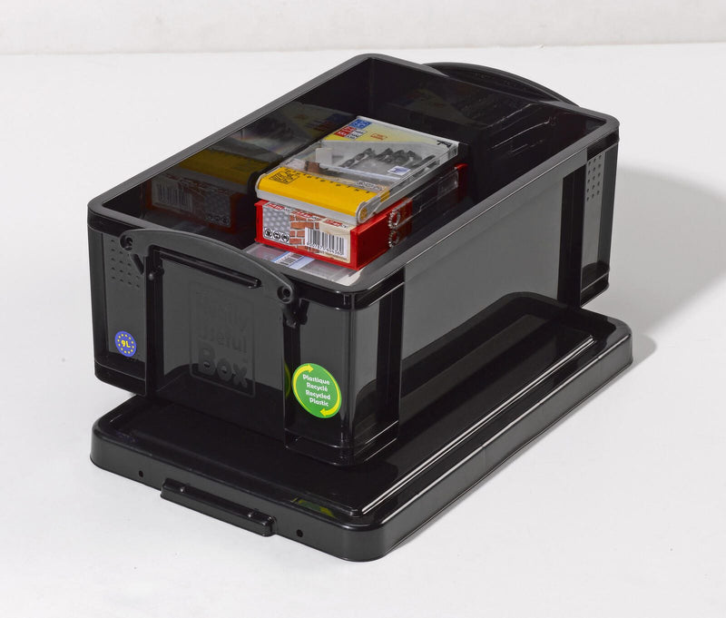 Really Useful Box Aufbewahrungsbox 9,0 l - 39,5 x 25,5 x 15,5 cm schwarz