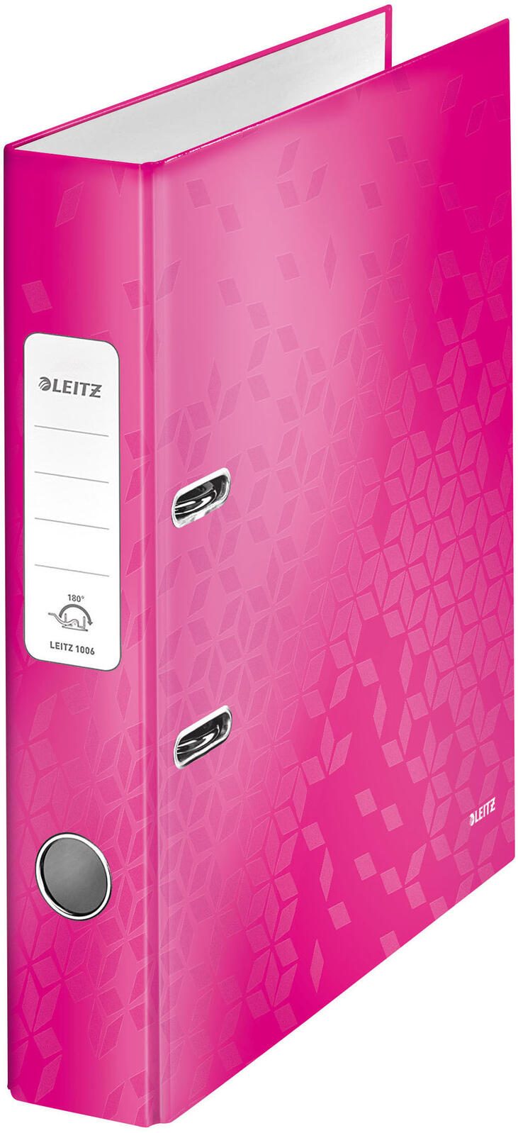 LEITZ Ordner Rückenbreite 5 cm DIN A4 Karton pink