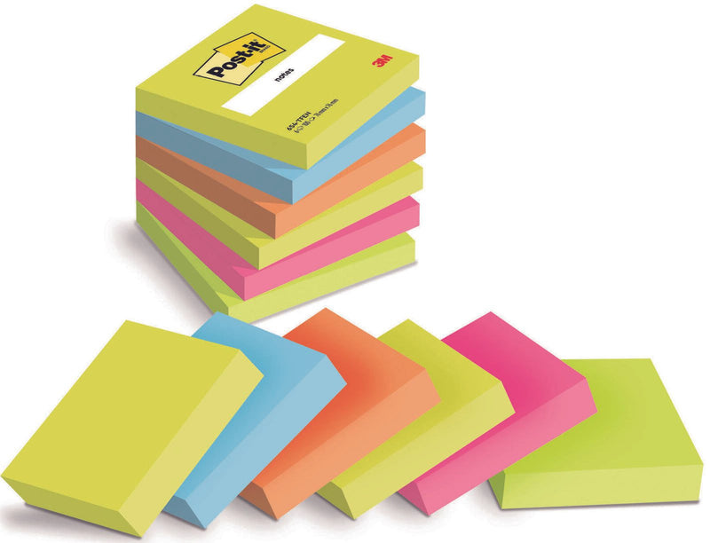 Post-it® Active Collection Haftnotizen 7,6 x 7,6 cm