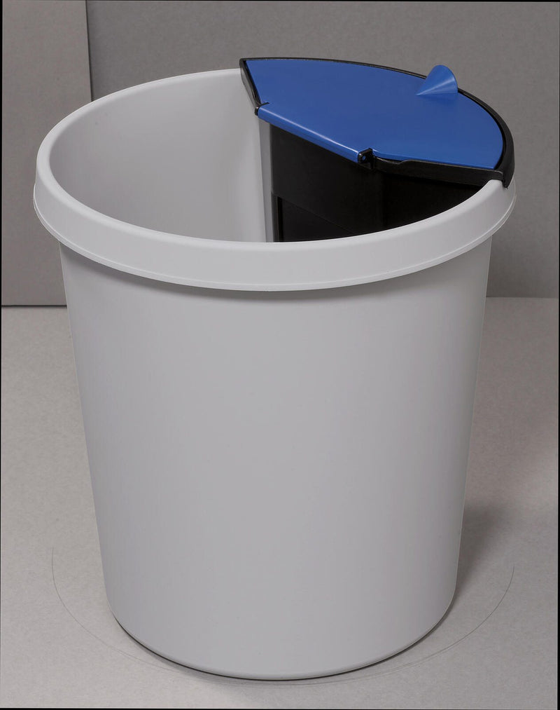 helit Mülleimer-Einsatz 2,0 l schwarz, blau