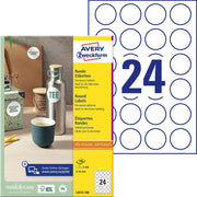 AVERY Zweckform Etiketten L3415-100 weiß 40,0 x 40,0 mm