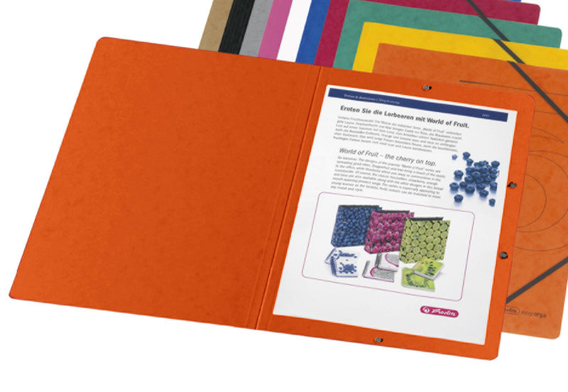 herlitz Eckspanner Easy Orga DIN A4 orange