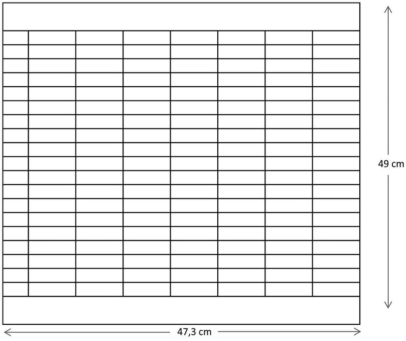 FRANKEN Stecktafel 47,3 x 49,0 cm 7 - Fach