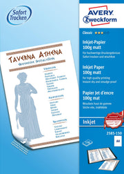 AVERY Zweckform Fotopapier Classic Inkjet DIN A4 matt 100 g/m²