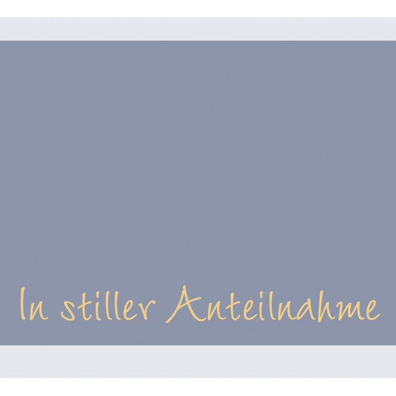 SIGEL Trauerkarten Margerite DIN lang