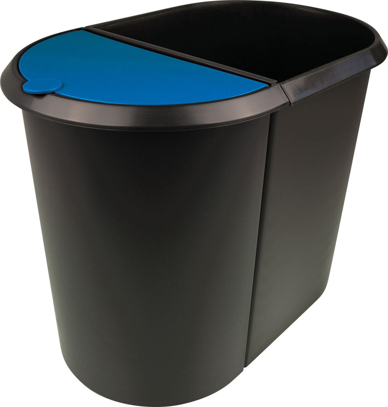 helit Mülltrenner 20,0 + 9,0 l schwarz