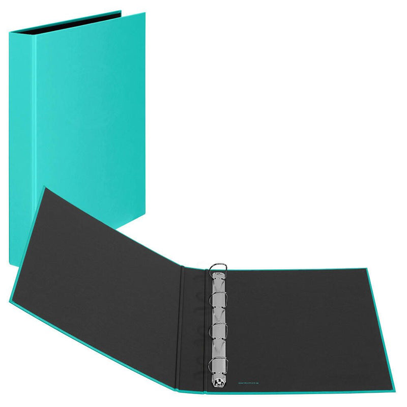 VELOFLEX Ringbuch 4-Ringe DIN A4 3.5 cm türkis