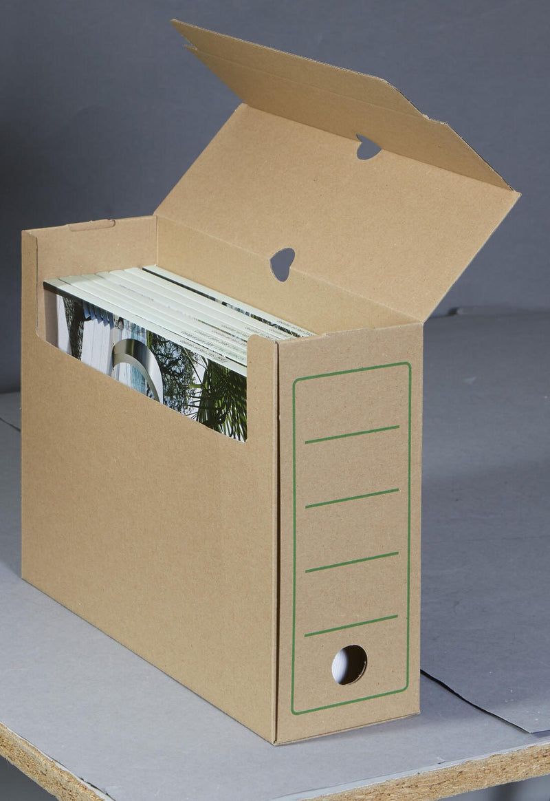 Cartonia Archivboxen für lose Dokumente 10,0 x 34,0 x 25,2 cm