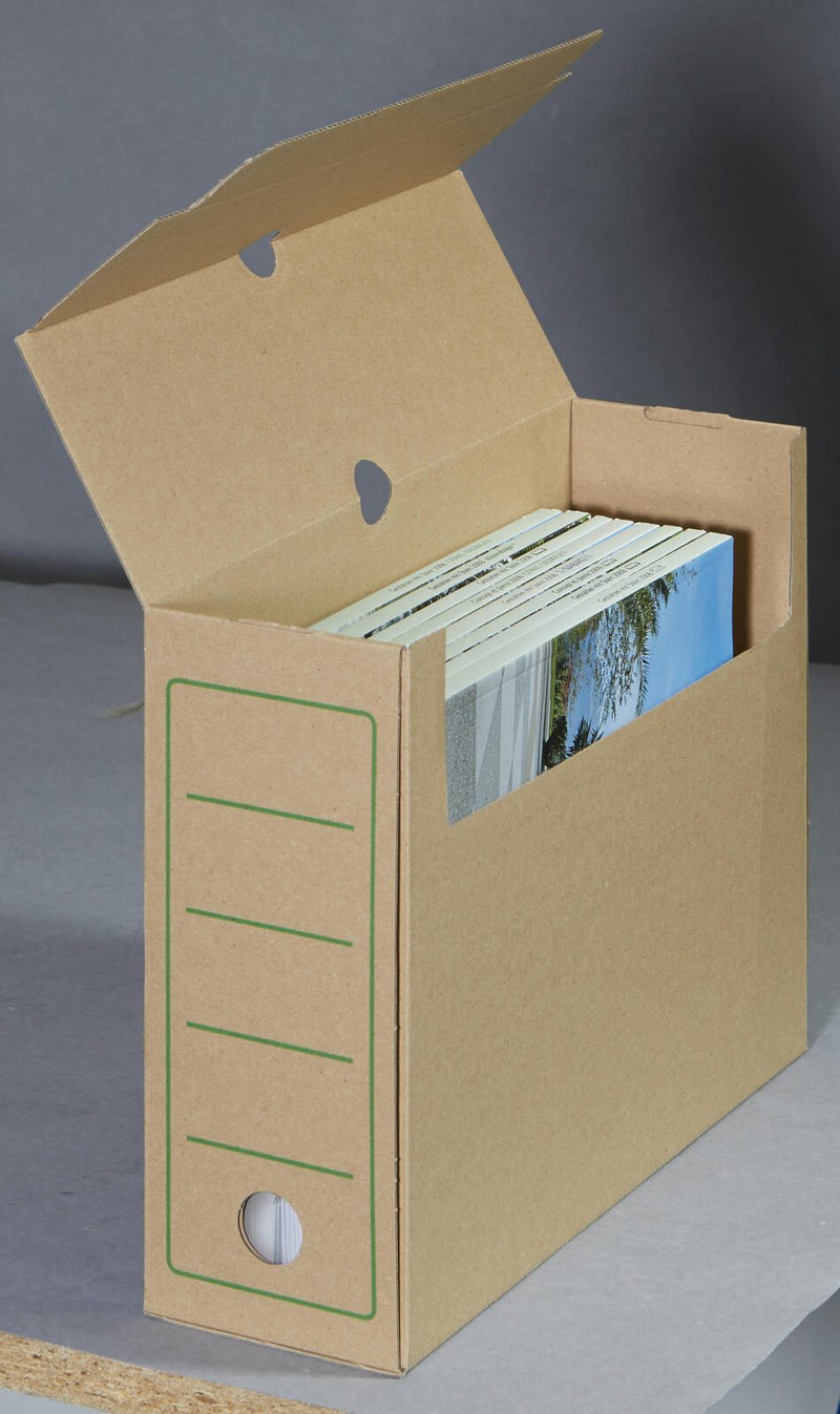 Cartonia Archivboxen für lose Dokumente 10,0 x 34,0 x 25,2 cm