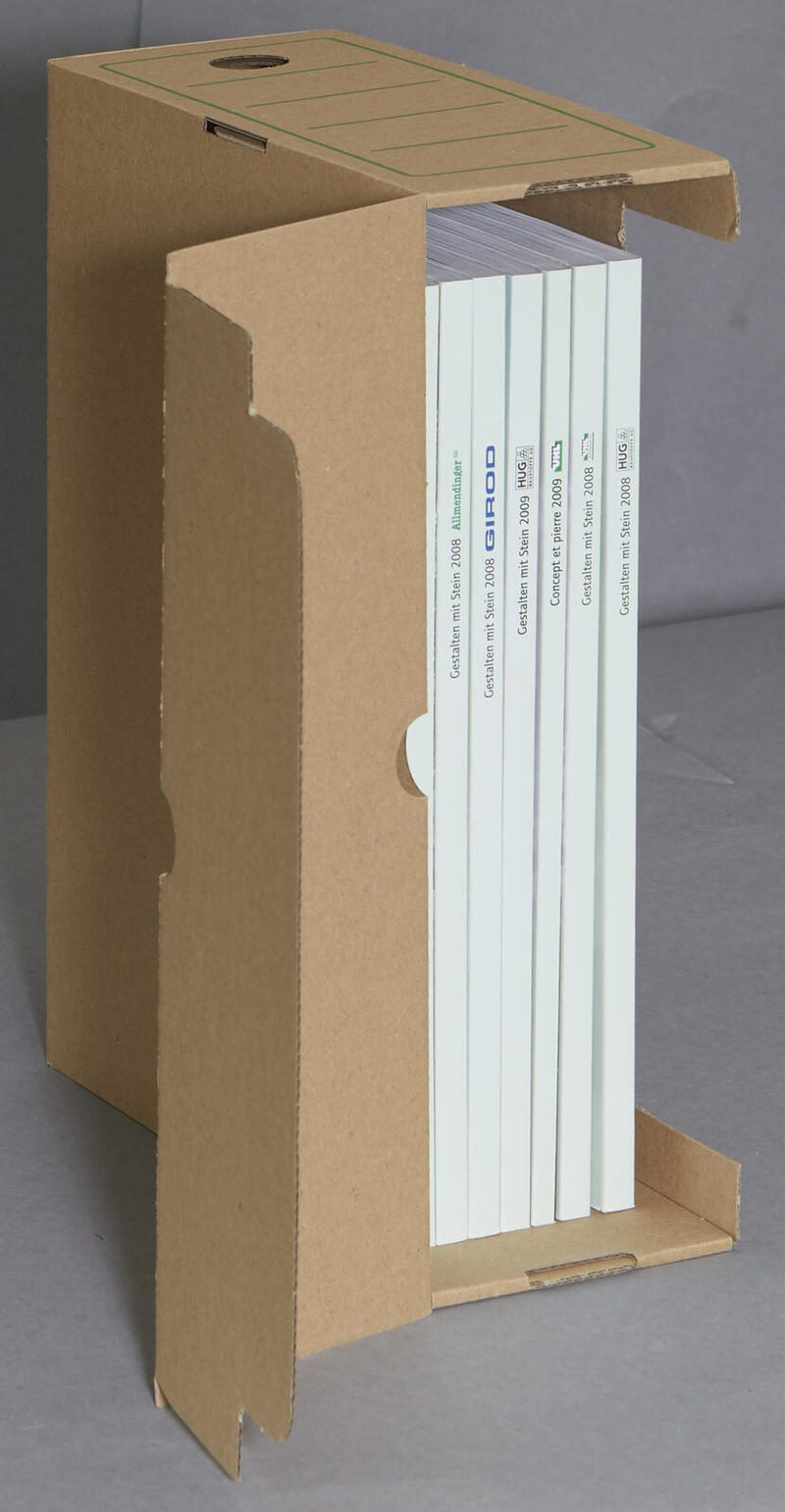 Cartonia Archivboxen für lose Dokumente 10,0 x 34,0 x 25,2 cm