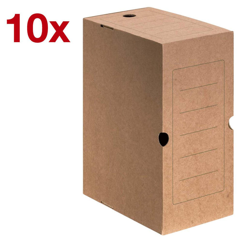 Cartonia Archivboxen für lose Dokumente 15,0 x 34,0 x 25,2 cm