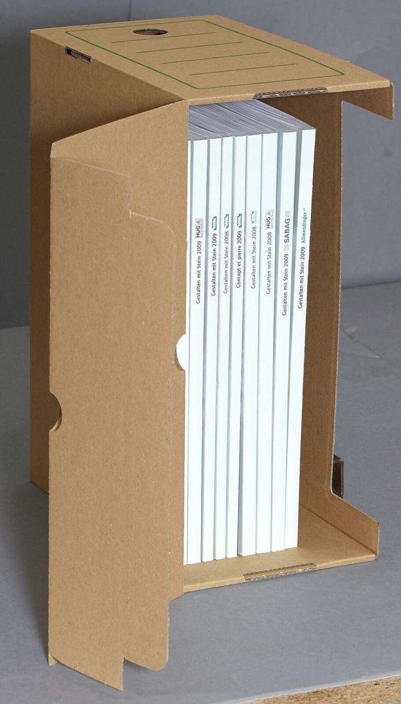 Cartonia Archivboxen für lose Dokumente 15,0 x 34,0 x 25,2 cm