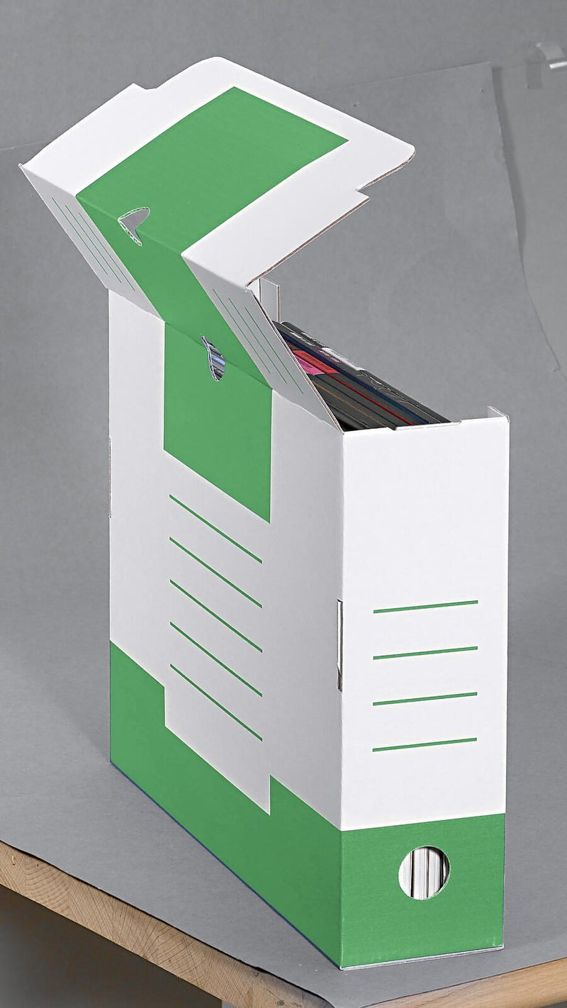 Cartonia Archivboxen für lose Dokumente 8,3 x 34,0 x 25,2 cm