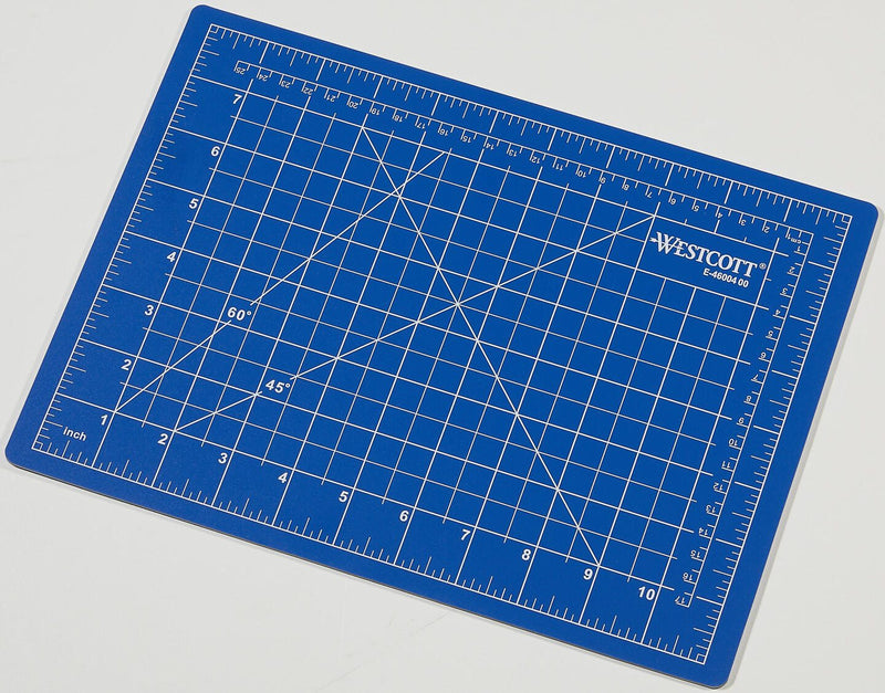 WESTCOTT Schneidematte 22,0 x 30,0 cm blau