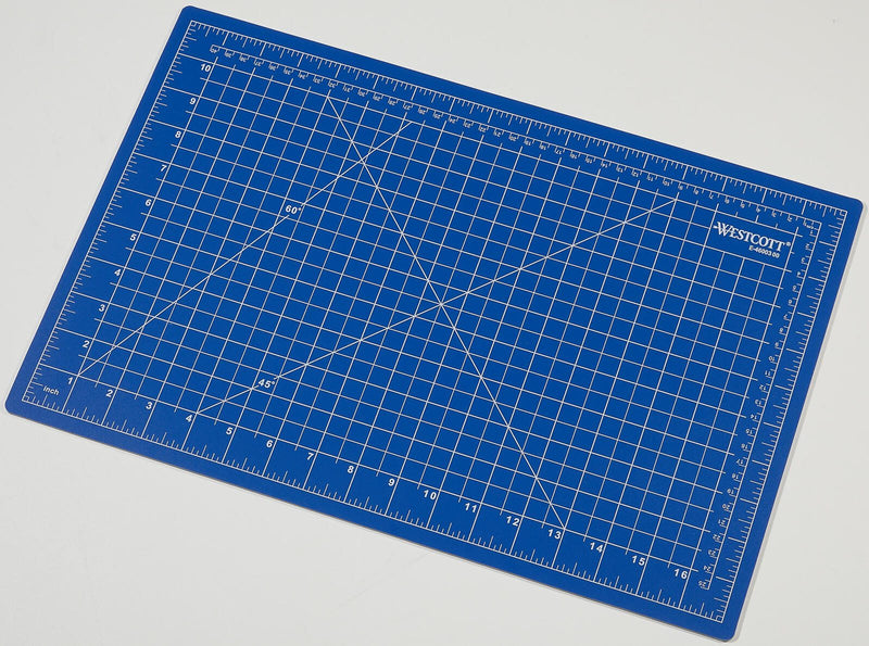 WESTCOTT Schneidematte 45,0 x 30,0 cm blau