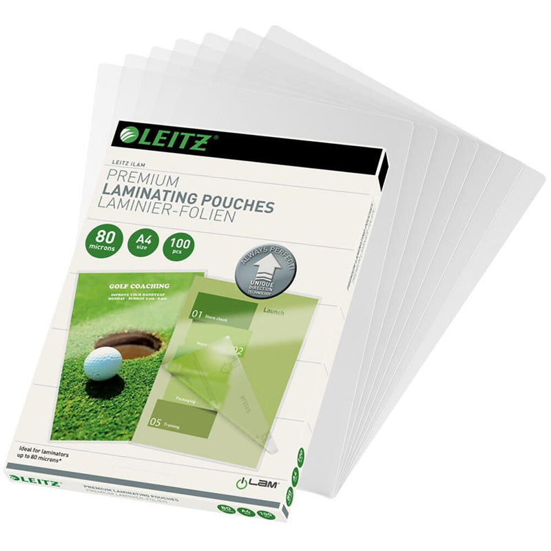LEITZ Laminierfolien glänzend 80 mikron A4