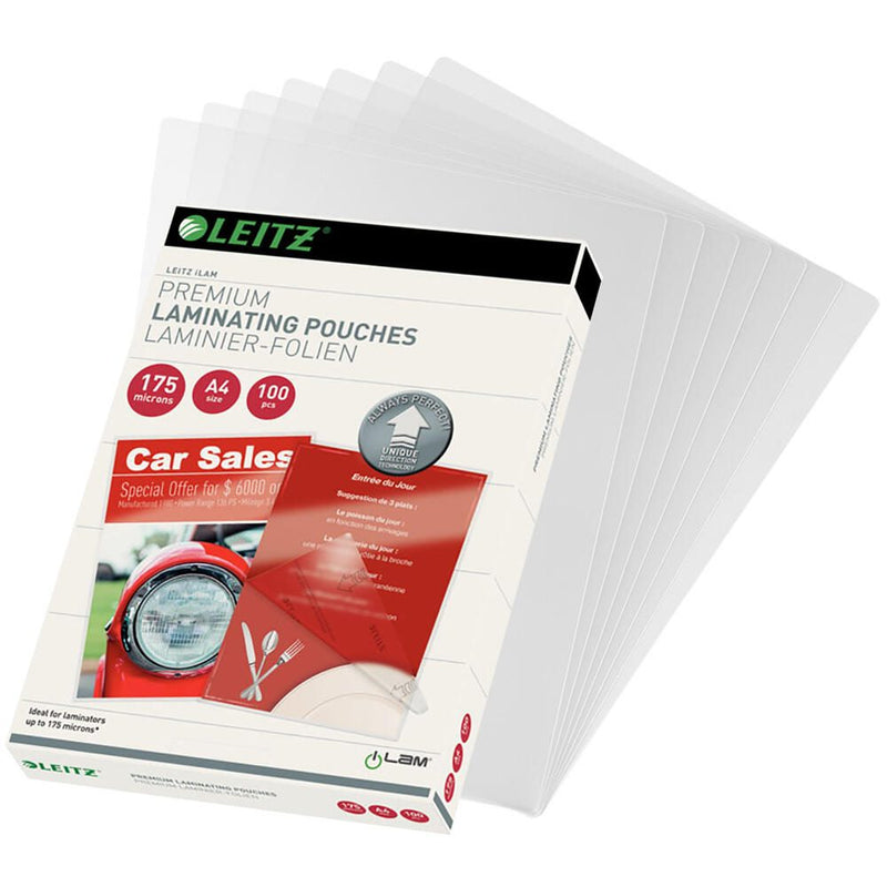LEITZ Laminierfolien glänzend 175 mikron A4