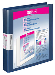 VELOFLEX Präsentationsringbücher 4-Ringe DIN A4 4 cm blau