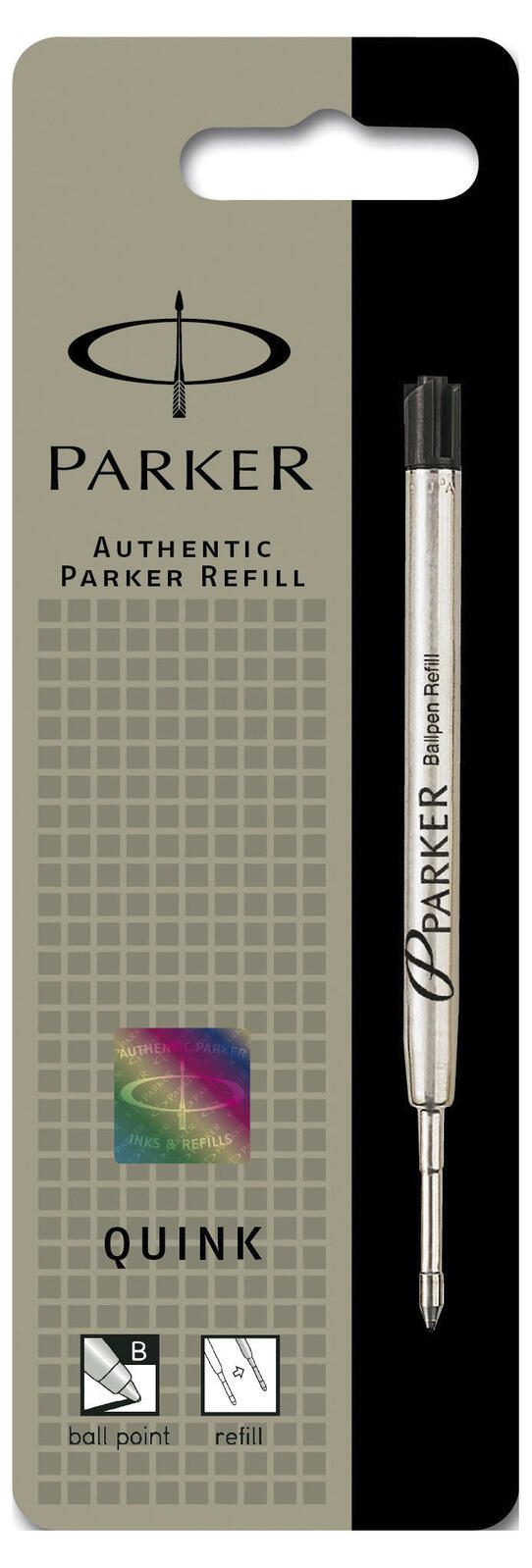 PARKER Kugelschreibermine QUINK 0.7 mm Schwarz