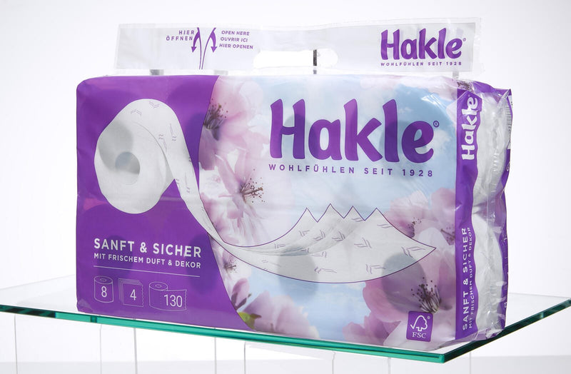 Hakle Toilettenpapier SANFT & SICHER 4-lagig