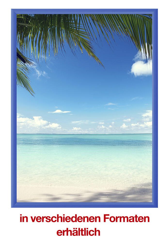 Showdown® Displays Klapprahmen 24,1 x 32,8 cm blau