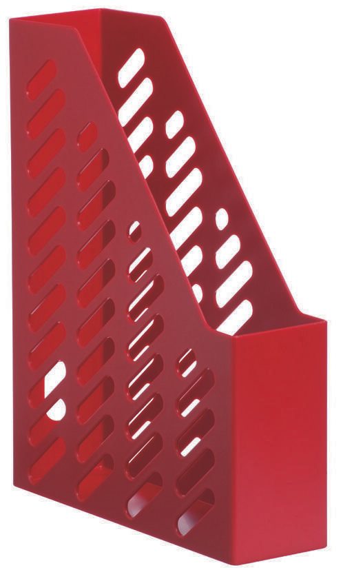 HAN Stehsammler Klassik antistatischer, schwermetallfreier Kunststoff rot , DIN A4