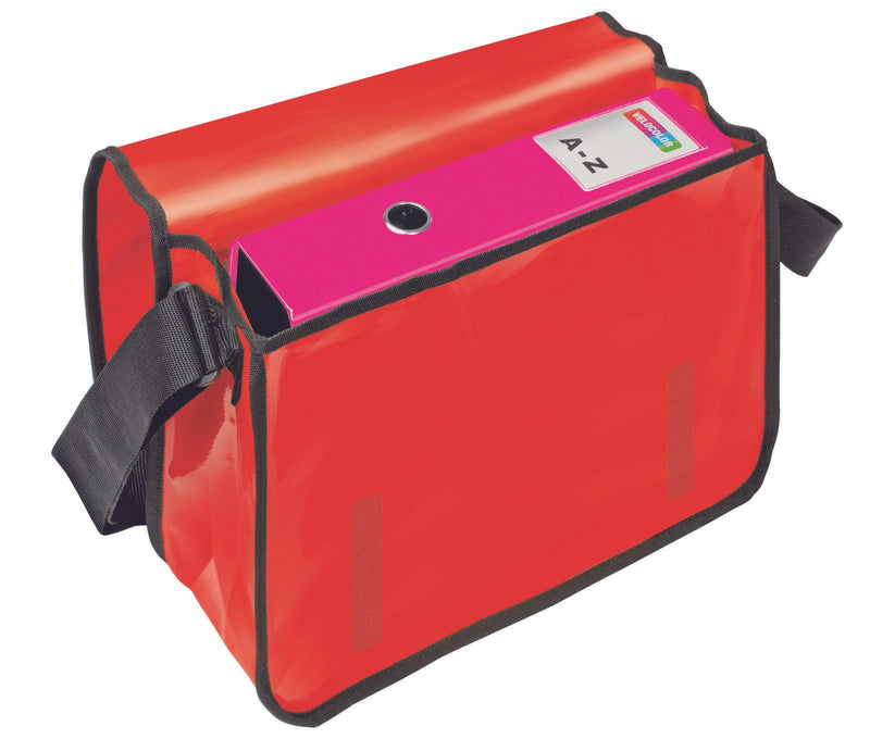 VELOFLEX Umhängetasche VELOCOLOR® 37,5 x 11,0 x 31,5 cm hellrot