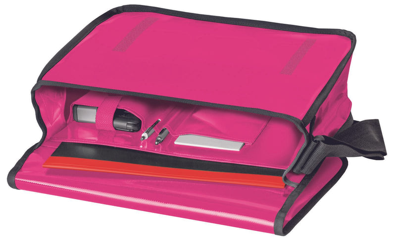 VELOFLEX Umhängetasche VELOCOLOR® 37,5 x 11,0 x 31,5 cm pink