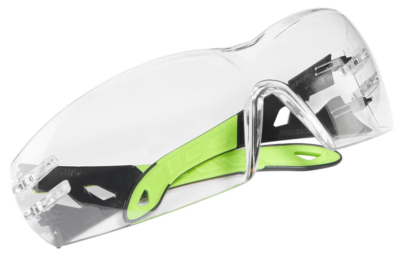 uvex Schutzbrille pheos 9192 schwarz, grün