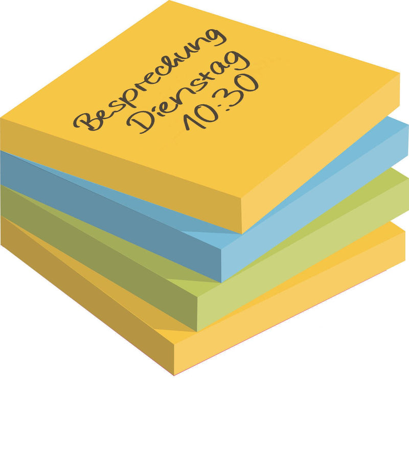 Post-it® Super Sticky Rio de Janeiro Haftnotizen 7,6 x 7,6 cm