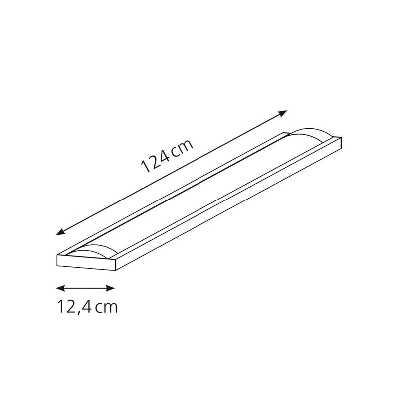 Hansa LED 40-124 Deckenleuchte 41 W lichtgrau