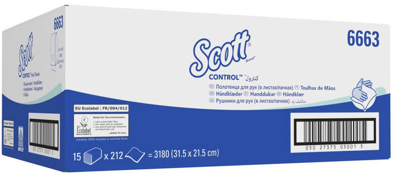 Scott® Papierhandtücher CONTROL 1-lagig