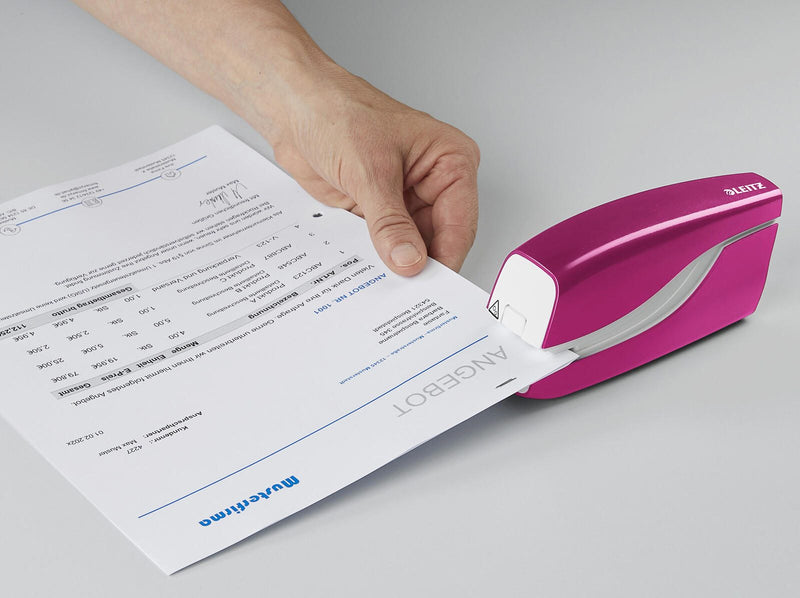 LEITZ Elektrohefter NeXXt Series WOW 5566 pink-metallic