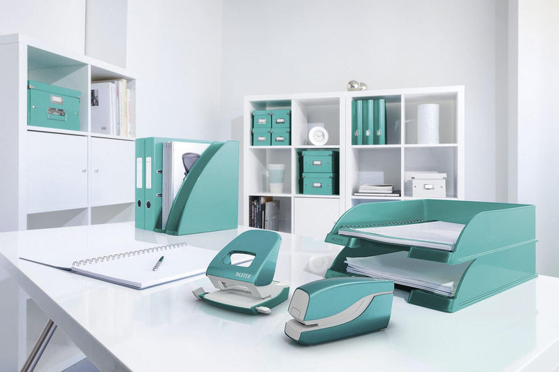 LEITZ Elektrohefter NeXXt Series WOW 5566 eisblau-metallic