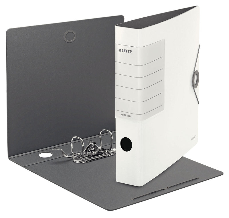 LEITZ Ordner Rückenbreite 6.2 cm DIN A4 Kunststoff weiß