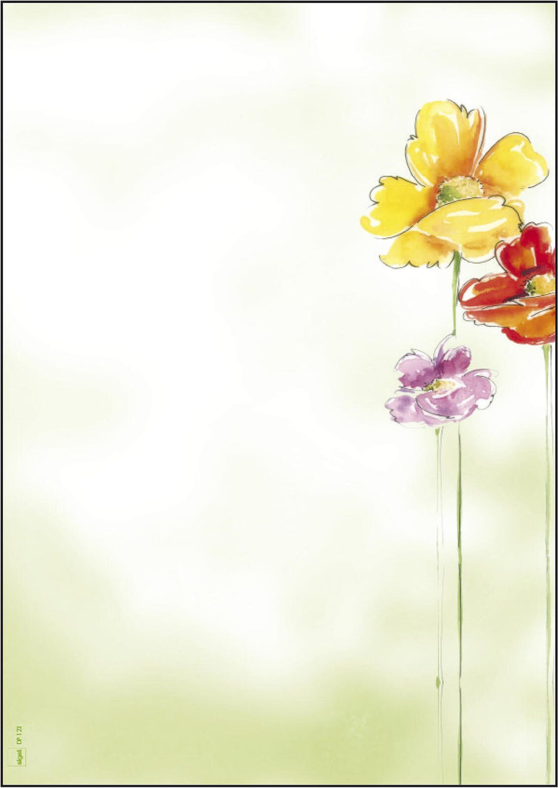 SIGEL Spring Flowers Motivpapier DIN A4 90 g/m²