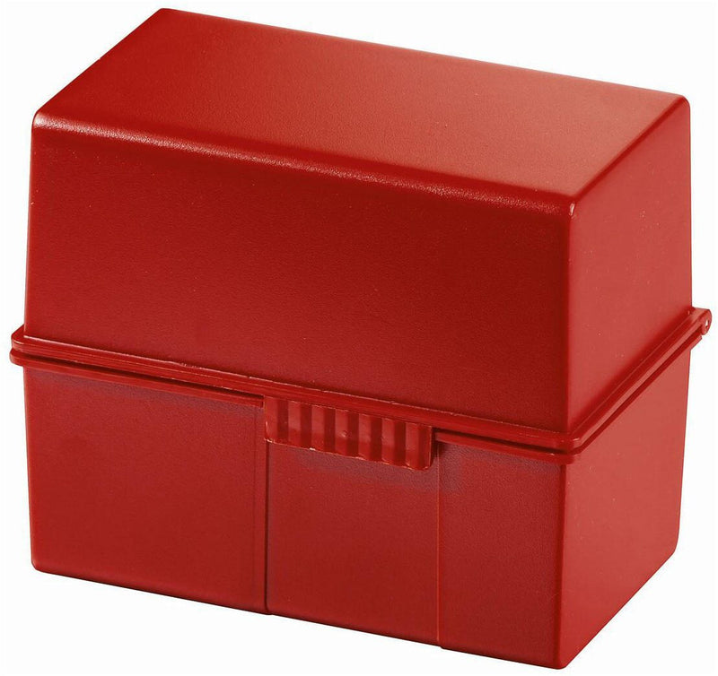 HAN A7 Karteikasten A7 300 Karteikarten rot